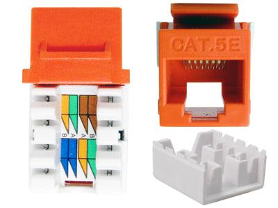 50 PACK - CAT5E Keystone Jack - J2R Cabling Supplies 