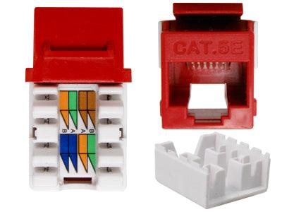 50 PACK - CAT5E Keystone Jack - J2R Cabling Supplies 