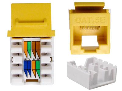 50 PACK - CAT5E Keystone Jack - J2R Cabling Supplies 