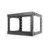 6U Open Wall Mount Frame Rack with Hinge - J2R Cabling Supplies 