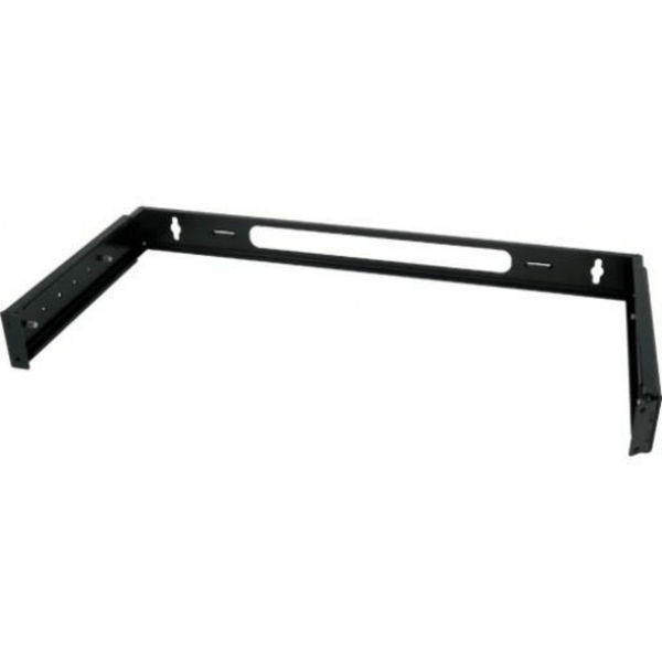 Hinge Type Bracket Fits any standard 1U 19” patch panel Adjustable depth from 10” to 13” Bracket and Frames made of 2mm thick steel (14AWG), painted black Comes with M5 screws (5mm x 15mm)