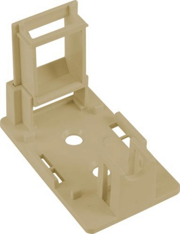 Compatible with most standard Keystone Jacks and Inserts Universal Surface Mount Box No Jack Two piece construction Double-sided tape, screws and ties included UL Listed, RoHS Compliant