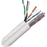 Composite Cable, PVC Jacket, 500ft. Wooden Spool - White x1 RG6U (CCS) Quad Shield x1 CAT5E, 350Mhz, 24AWG, UTP, Solid