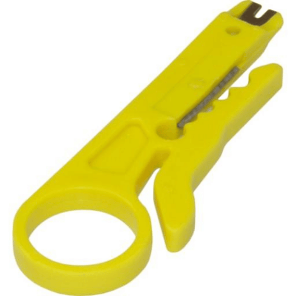 Cable Stripper for Round Cable and punch down for 110 type terminal blocks.