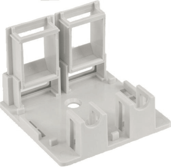 Blank Surface Mount Box, 2-Port - J2R Cabling Supplies 