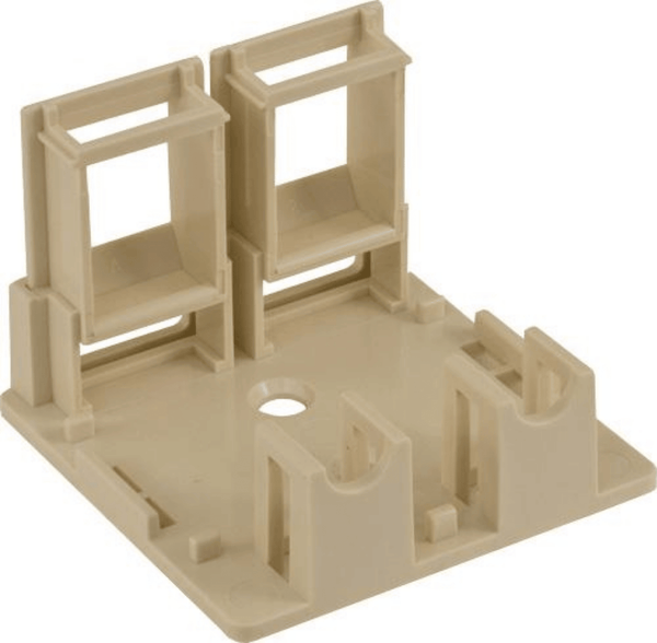 Blank Surface Mount Box, 2-Port - J2R Cabling Supplies 