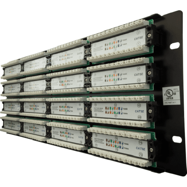 CAT5E 96 Port Ethernet Patch Panel - J2R Cabling Supplies 