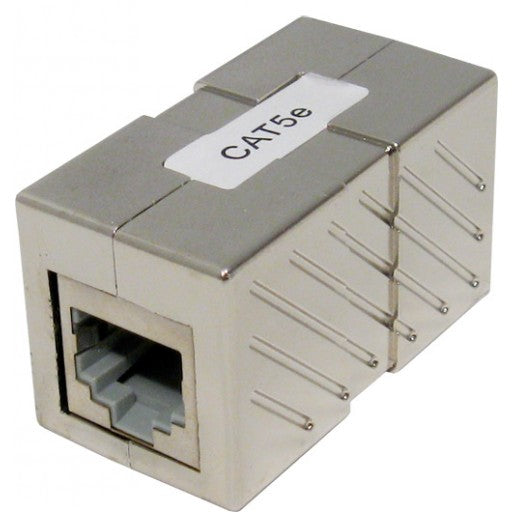 CAT5E RJ45 to RJ45 Inline Coupler Fully shielded box UL Listed