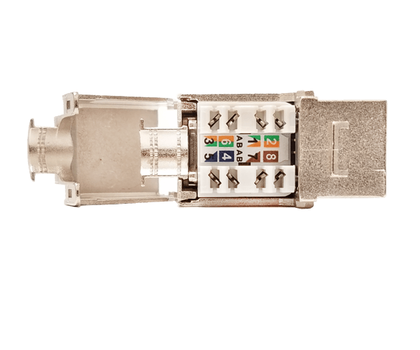 CAT5E Shielded Keystone Jack - J2R Cabling Supplies 