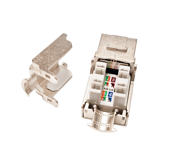 CAT5E Shielded Keystone Jack - J2R Cabling Supplies 