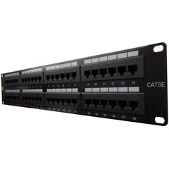 CAT5e 48 Port Ethernet Patch Panel
