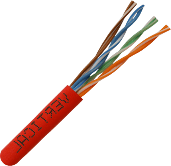 🦅 CAT6 550MHz Plenum Rated Cable - Made in USA - 1000ft. - J2R Cabling Supplies 