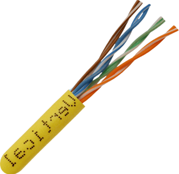 🦅 CAT6 550MHz Plenum Rated Cable - Made in USA - 1000ft. - J2R Cabling Supplies 