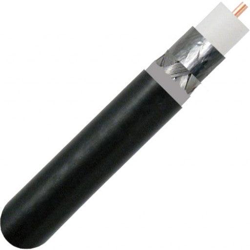 RG11 Direct Burial Standard Shield Coaxial - 1000ft. - Black - J2R Cabling Supplies 