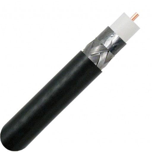 RG11 Standard Shield Coaxial - 1000ft. - Black - J2R Cabling Supplies 