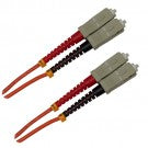 SC-SC MultiMode Duplex Fiber Patch Cable - J2R Cabling Supplies 