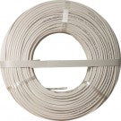 Solid, Unshielded, 22AWG, 2 Conductor, 500ft. Coil pack, White